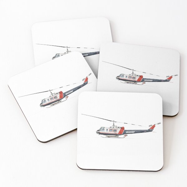 Item preview, BELL 205 - UH-1H IROQUOIS HUEY VH-NNN HELICORP designed and sold by Grubby Fingers Aircraft Illustration.