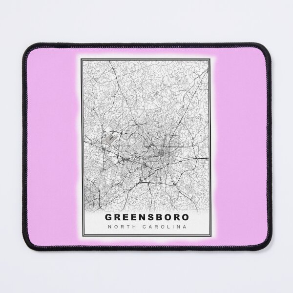 Item preview, Minimalist Greensboro Map designed and sold by Tamas Das.
