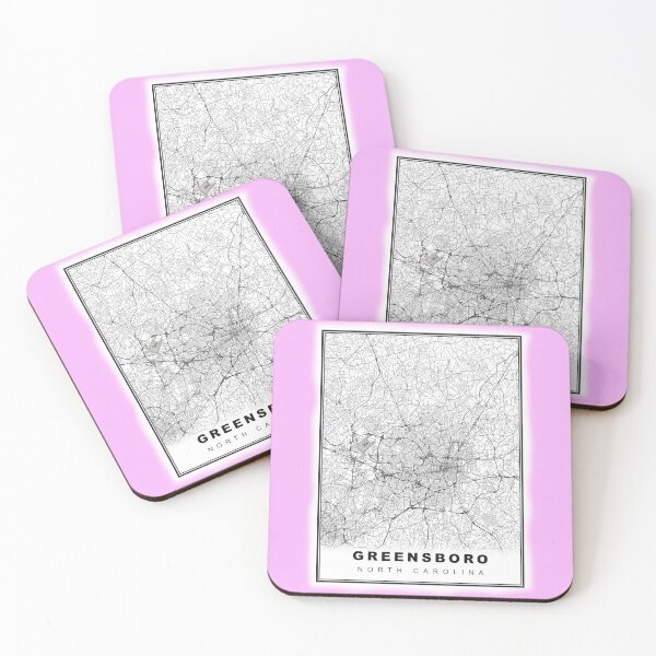 Item preview, Minimalist Greensboro Map designed and sold by Tamas Das.