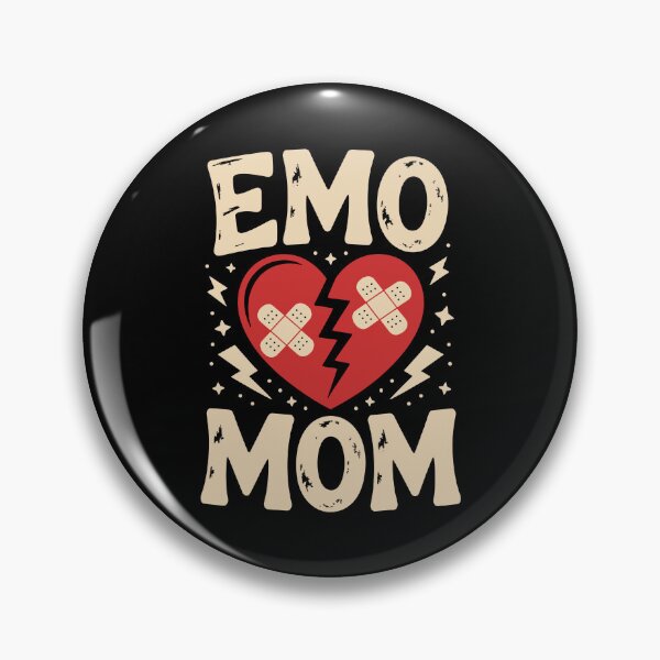 Item preview, Emo Mom Broken Heart Mothers Day Gift for Alternative Mum designed and sold by Say It With Ink.