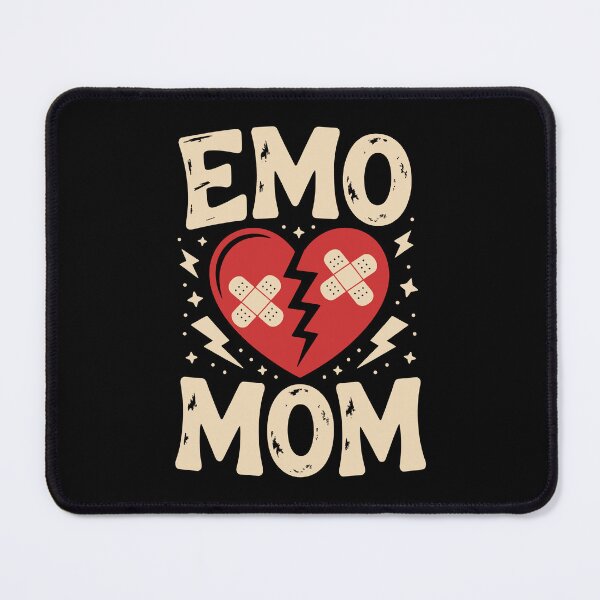 Item preview, Emo Mom Broken Heart Mothers Day Gift for Alternative Mum designed and sold by Say It With Ink.