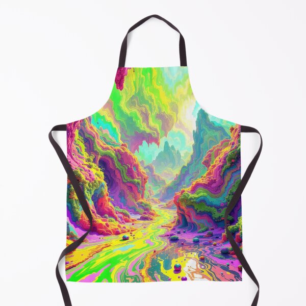 Item preview, psychedelic canyon designed and sold by TrezeTreze.