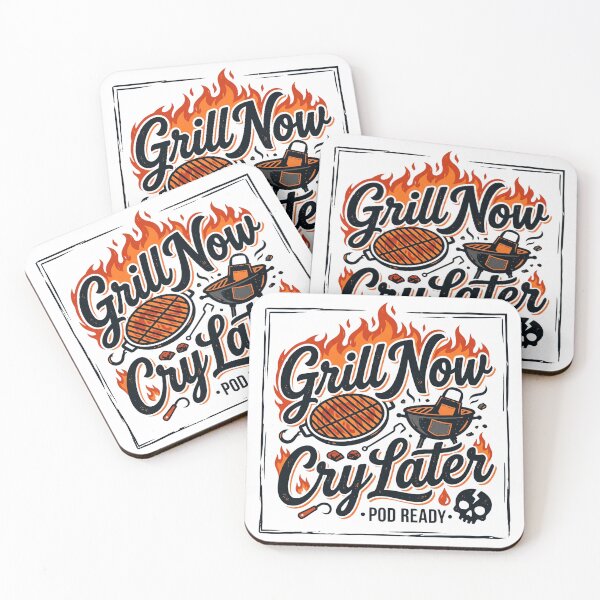Item preview, Grill Now Cry Later - Funny BBQ Pitmaster designed and sold by BrewChef.