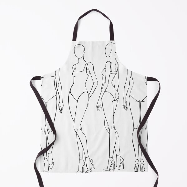 Item preview, Female Fashion Croquis - 9-Head Figure Templates Set for Fashion Designers designed and sold by LYAN-STORE.