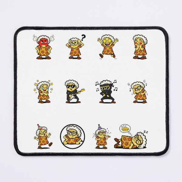 Item preview, Funny Grandma Character Sticker Pack Emojis designed and sold by RamyGallery.
