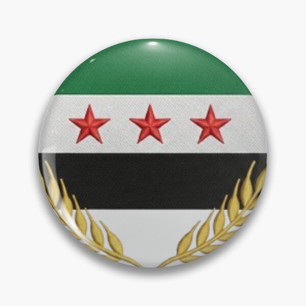 Item preview, Syrian flag with wheat ears Daraa design designed and sold by Ahmedsyde.