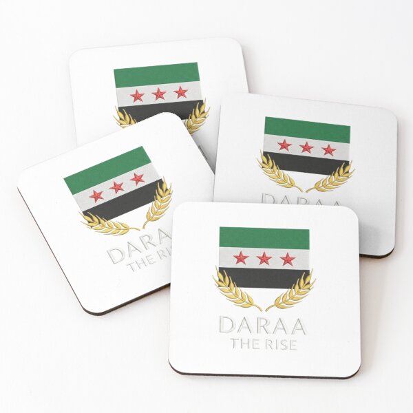 Item preview, Syrian flag with wheat ears Daraa design designed and sold by Ahmedsyde.