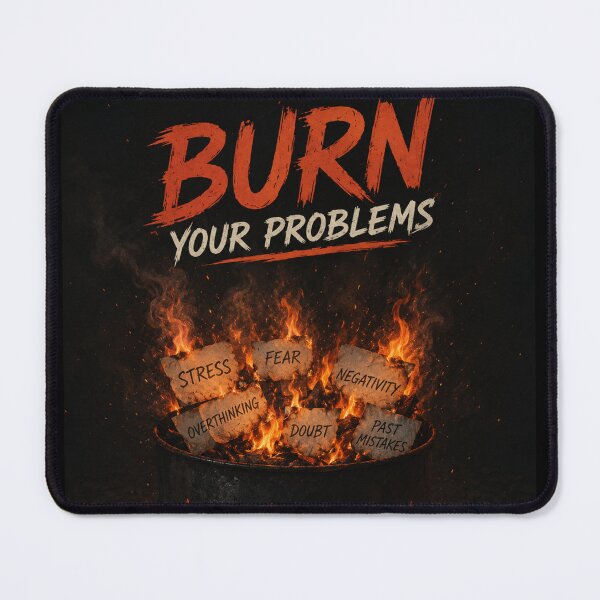 Item preview, Burn Your Problems designed and sold by GG-Graphics.