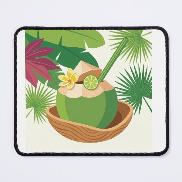 Item preview, Fresh Drink – Tropical Coconut Summer Design designed and sold by morning sun.