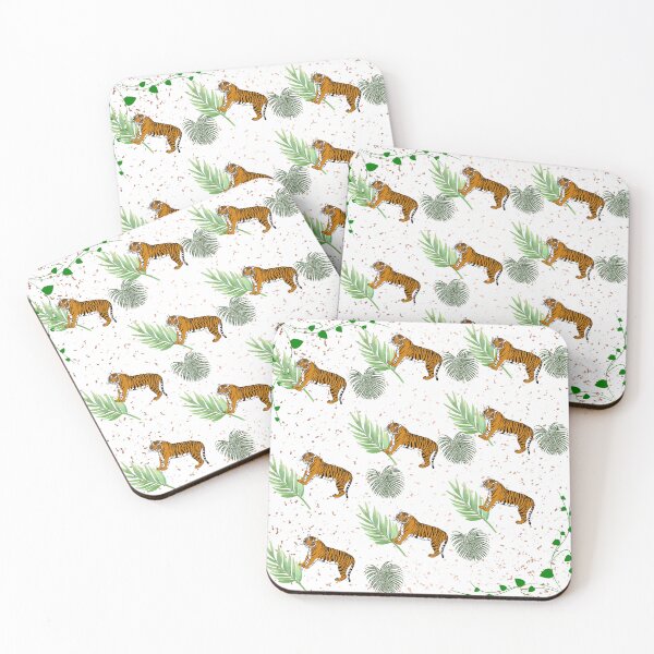 Item preview, Tropical Tiger Jungle Pattern designed and sold by Divichan.