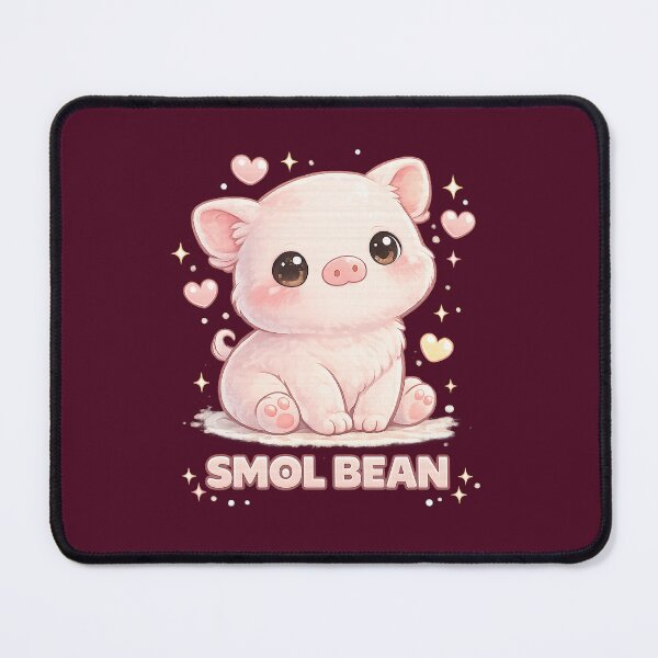 Item preview, Smol Bean Cute Baby Pig Kawaii Meme Aesthetic Gift for Pig Lovers Soft Pastel Animal Design designed and sold by ArtByTripti.