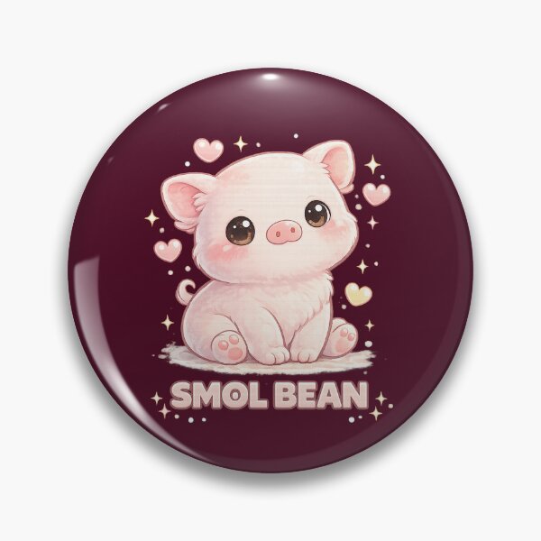 Item preview, Smol Bean Cute Baby Pig Kawaii Meme Aesthetic Gift for Pig Lovers Soft Pastel Animal Design designed and sold by ArtByTripti.