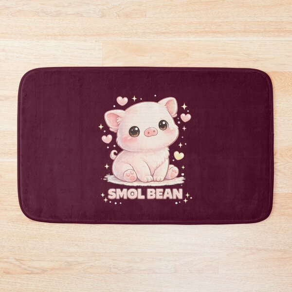 Item preview, Smol Bean Cute Baby Pig Kawaii Meme Aesthetic Gift for Pig Lovers Soft Pastel Animal Design designed and sold by ArtByTripti.