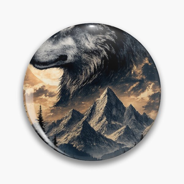 Item preview, Moonlit Wolf Wilderness designed and sold by PiotroInk.