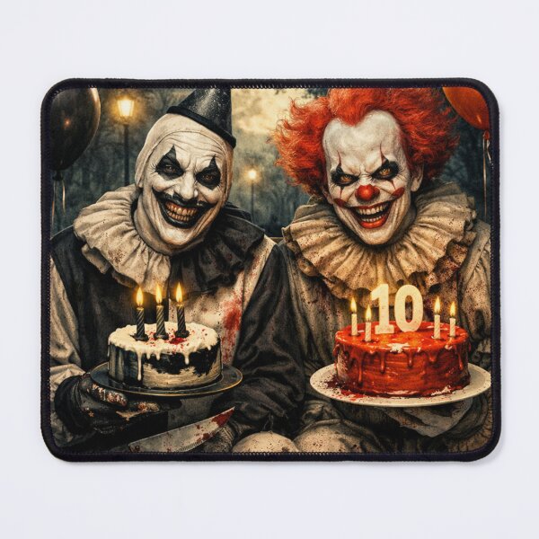 Item preview, Friday The 13th with 2 Scary Clowns designed and sold by Resilient Roots Customs Oakland.