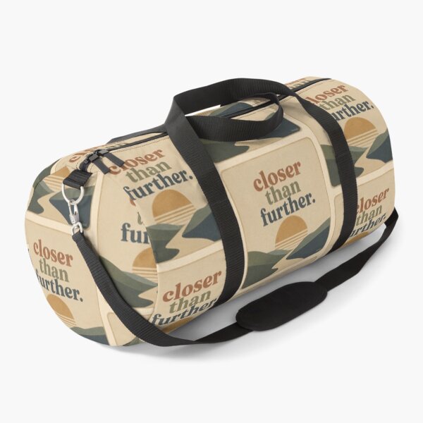 Item preview, Closer Than Further – Retro Minimalist Sunset Typography Design designed and sold by byaga.