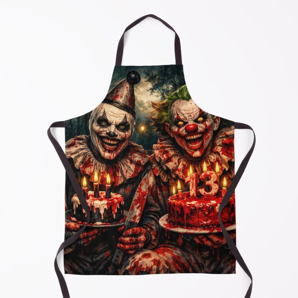 Item preview, Frida The 13th With 2 Scary Clowns designed and sold by Resilient Roots Customs Oakland.