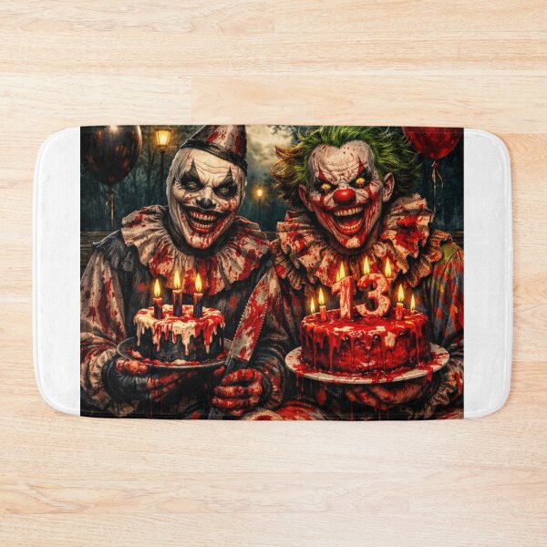 Item preview, Frida The 13th With 2 Scary Clowns designed and sold by Resilient Roots Customs Oakland.