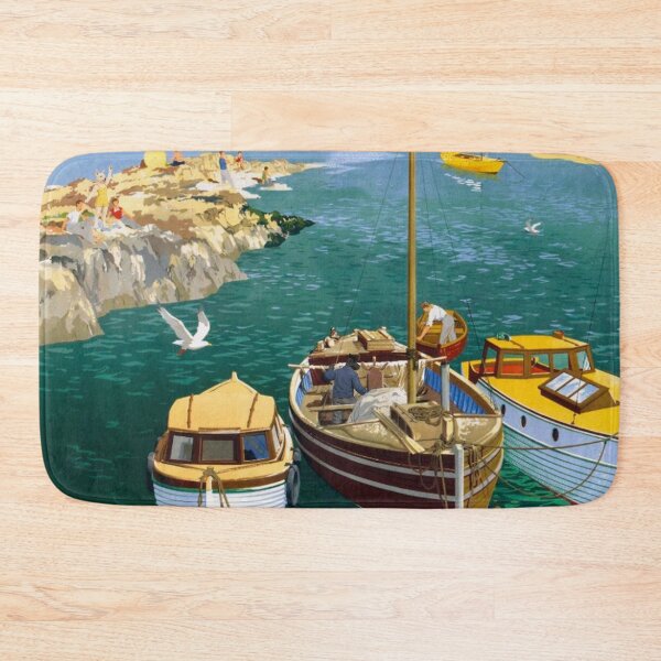 Item preview, Vintage Bangor Northern Ireland Travel Poster designed and sold by CJChronicles.