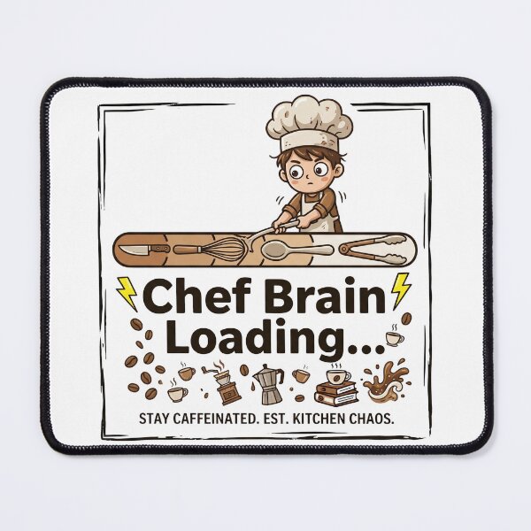 Item preview, Chef Brain Loading... - Funny Line Cook & Culinary Student Graphic designed and sold by BrewChef.