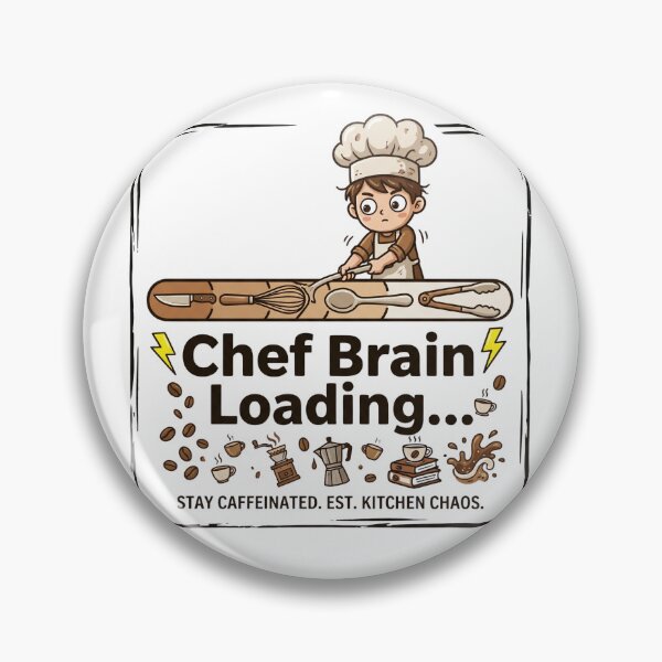 Item preview, Chef Brain Loading... - Funny Line Cook & Culinary Student Graphic designed and sold by BrewChef.