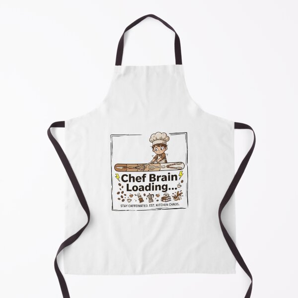 Item preview, Chef Brain Loading... - Funny Line Cook & Culinary Student Graphic designed and sold by BrewChef.
