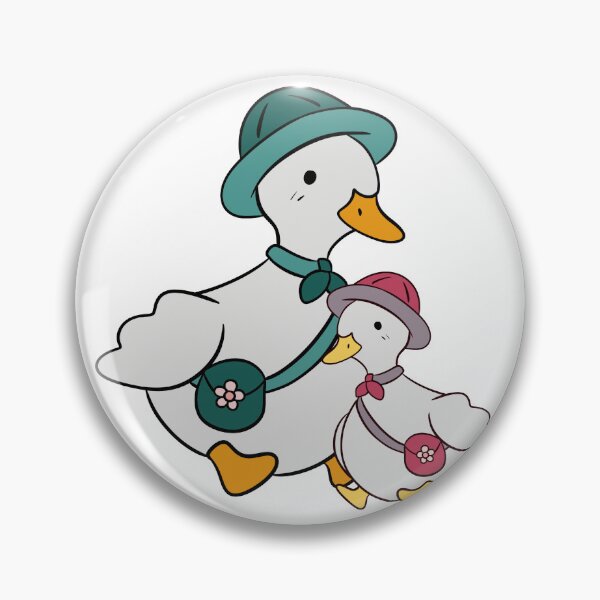 Item preview, Cute Cottagecore Ducks Family with Sun Hats and Flowers designed and sold by LYAN-STORE.