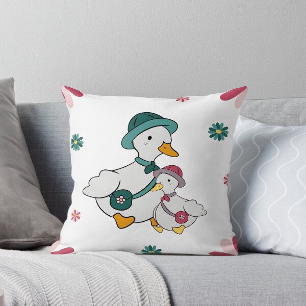 Item preview, Cute Cottagecore Ducks Family with Sun Hats and Flowers designed and sold by LYAN-STORE.