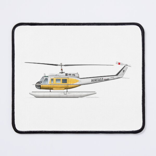 Item preview, BELL 205 - UH-1H IROQUOIS HUEY VH-UHP AIRFAST designed and sold by Grubby Fingers Aircraft Illustration.
