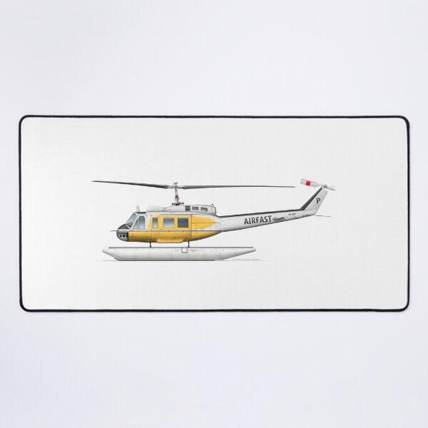 Item preview, BELL 205 - UH-1H IROQUOIS HUEY VH-UHP AIRFAST designed and sold by Grubby Fingers Aircraft Illustration.