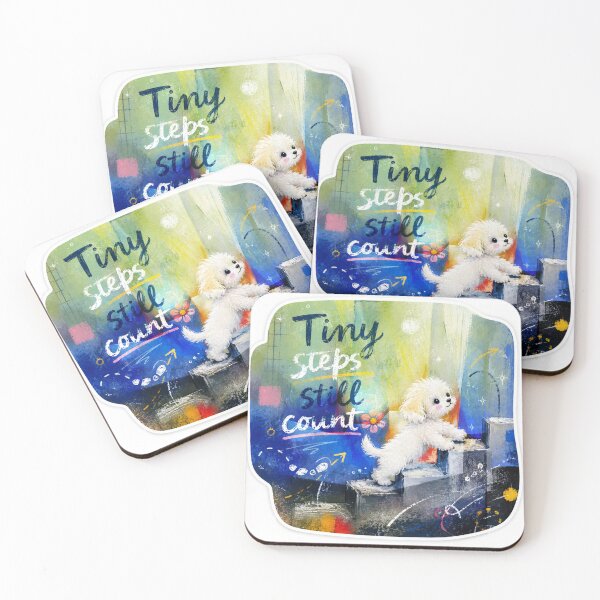 Item preview, Tiny Steps Still Count | Encouragement Art for Tough Times designed and sold by Kr8Design.