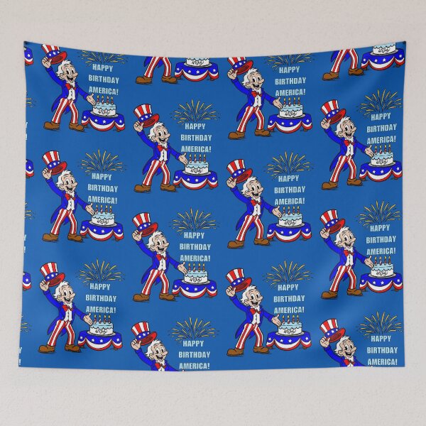 Item preview, Happy Birthday America! designed and sold by Kate Miller Illustrator.