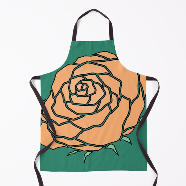 Item preview, Crayon Texture Orange Rose Minimalist Drawing designed and sold by ubborn.