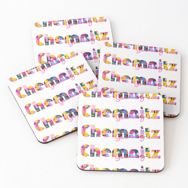 Item preview, Chemnitz, Germany, Vibrant Abstract City Typography Art designed and sold by Wanderful-roads.