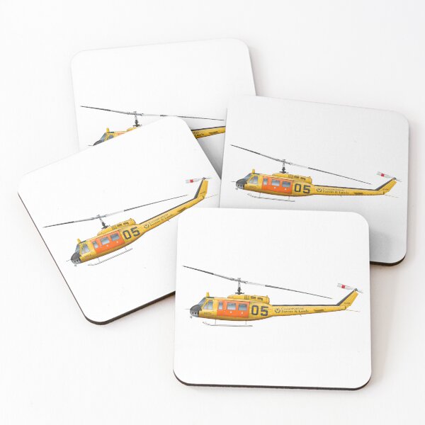 Item preview, BELL 205 - UH-1H IROQUOIS HUEY VH-UHP NSCA designed and sold by Grubby Fingers Aircraft Illustration.