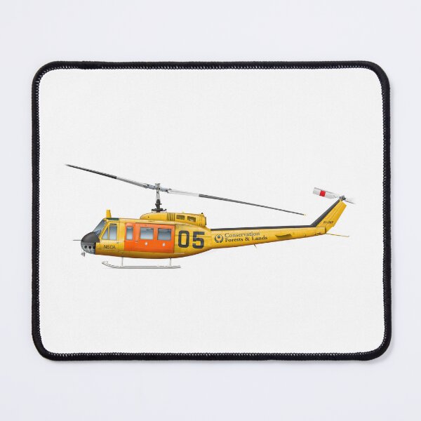 Item preview, BELL 205 - UH-1H IROQUOIS HUEY VH-UHP NSCA designed and sold by Grubby Fingers Aircraft Illustration.