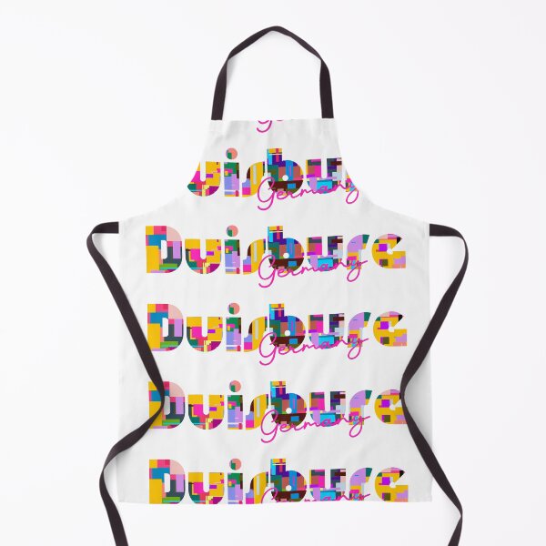 Item preview, Duisburg, Germany, Vibrant Abstract City Typography Art designed and sold by Wanderful-roads.