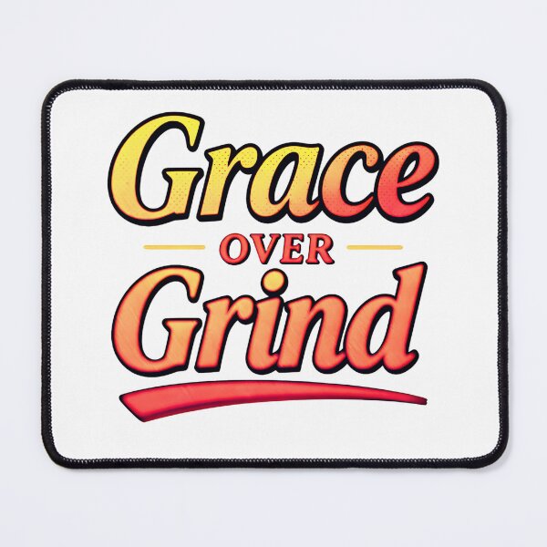 Item preview, Grace Over Grind Vibrant Sunset Aesthetic Quote designed and sold by TrinovaCreates.