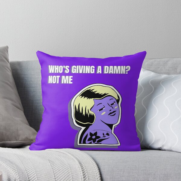 Item preview, Who's Giving A Damn Not Me Sassy Unbothered Girl Funny Attitude Art designed and sold by DERA RAY.