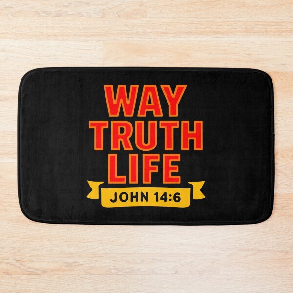 Item preview, John 14:6 Way Truth Life designed and sold by plushism.
