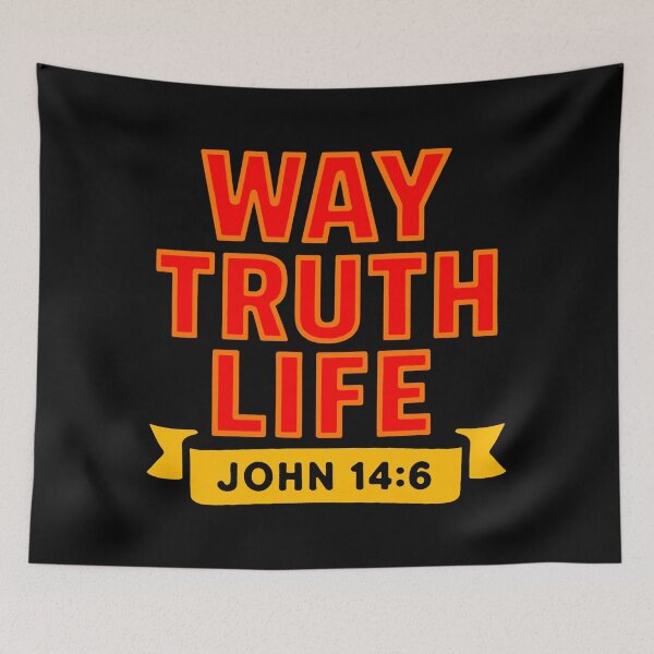 Item preview, John 14:6 Way Truth Life designed and sold by plushism.