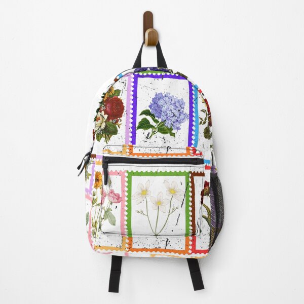 Item preview, Vintage Botanical Stamp Collection - Aesthetic Retro Flower Art designed and sold by Atlasoloji.