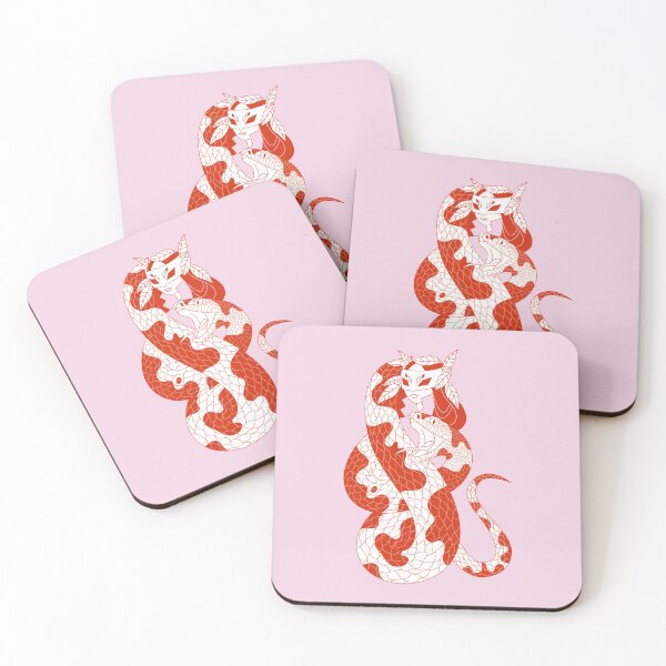 Item preview, The Snake and the Mask (red edition) designed and sold by Juliette Lancien.
