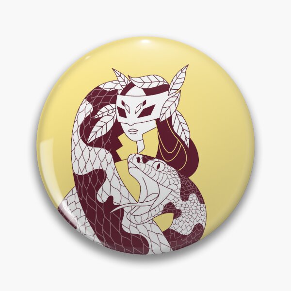 Item preview, The Snake and the Mask (yellow edition) designed and sold by Juliette Lancien.