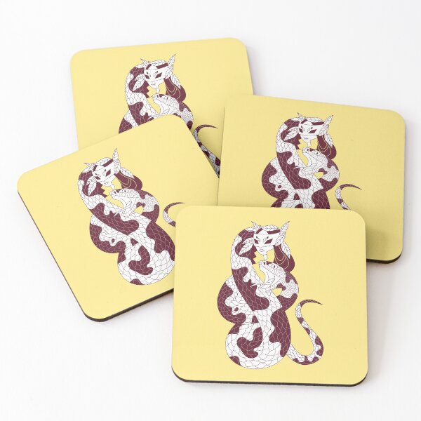 Item preview, The Snake and the Mask (yellow edition) designed and sold by Juliette Lancien.