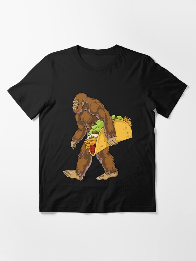 Discover Bigfoot Carrying Taco T-Shirt