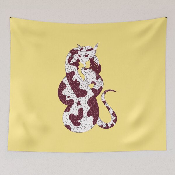 Item preview, The Snake and the Mask (yellow edition) designed and sold by Juliette Lancien.