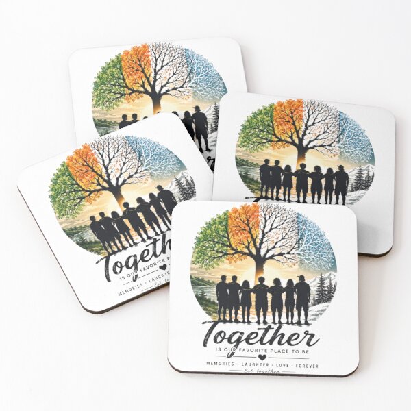Item preview, Together Is Our Favorite Place To Be – Family Reunion Tree Seasons Shirt | Memories Laughter Love Forever Tee designed and sold by Lifehackerplus1.