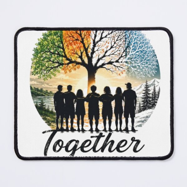 Item preview, Together Is Our Favorite Place To Be – Family Reunion Tree Seasons Shirt | Memories Laughter Love Forever Tee designed and sold by Lifehackerplus1.