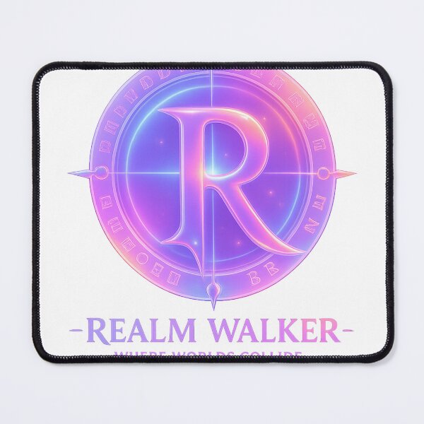 Item preview, Realmwalker – Keeper of Hidden Paths Fantasy Portal Emblem T-Shirt designed and sold by Lifehackerplus1.